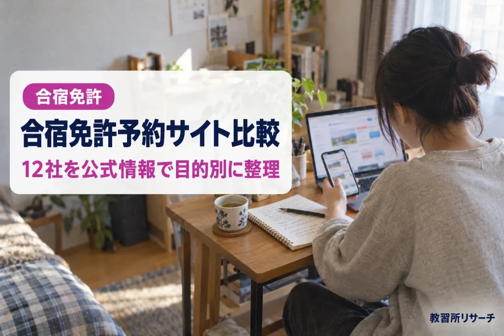 合宿免許のおすすめ予約サイト比較