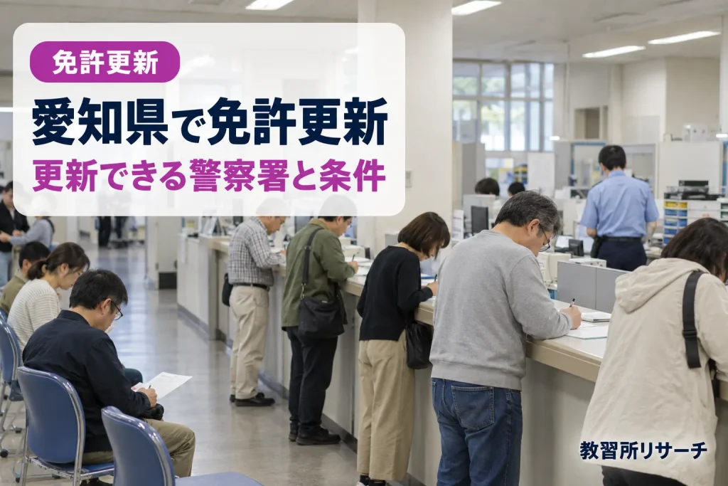 愛知県で免許更新
