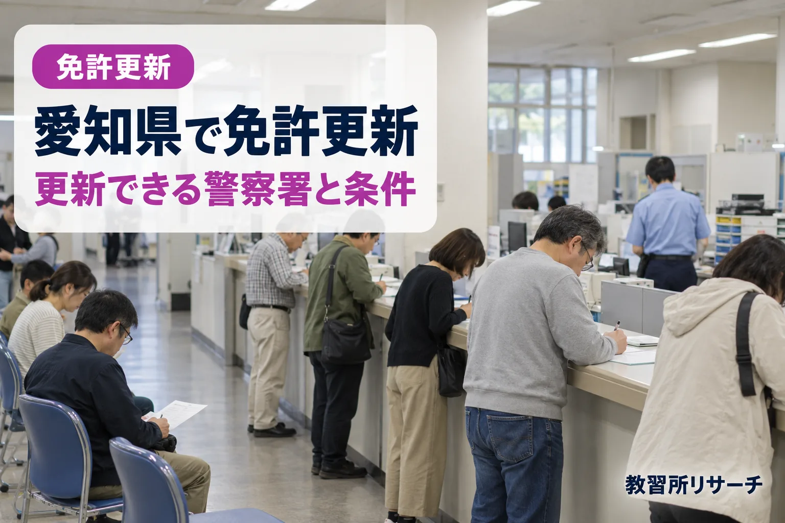 愛知県で免許更新