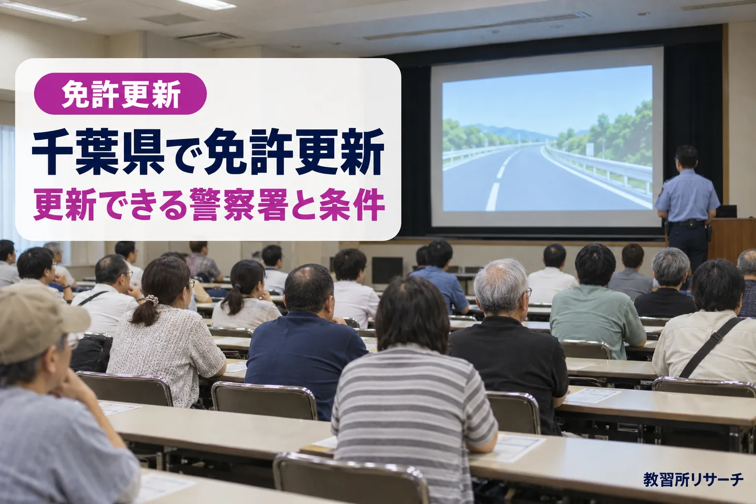 千葉県で免許更新