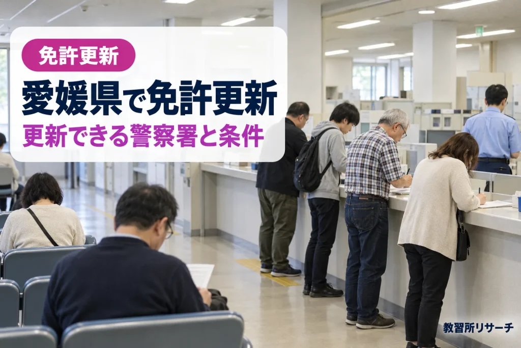 愛媛県で免許更新