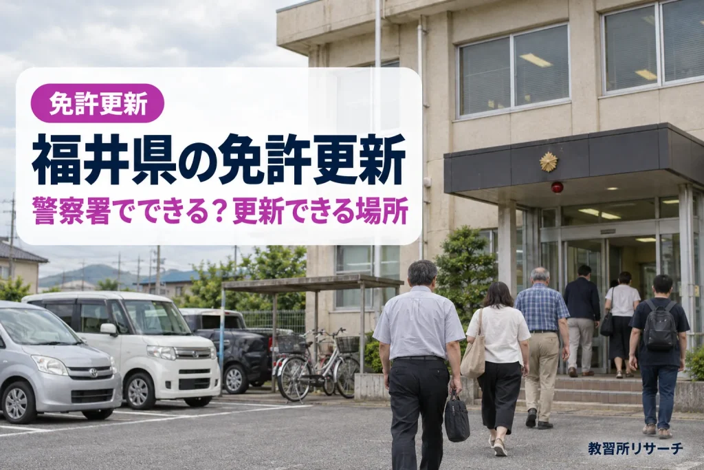 福井県の免許更新
