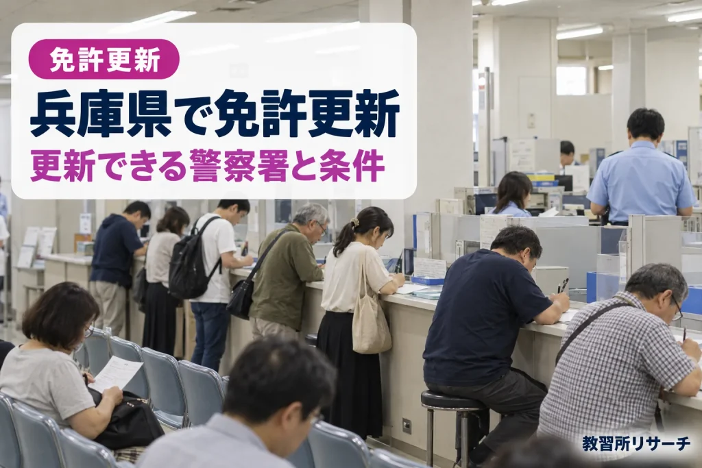 兵庫県で免許更新