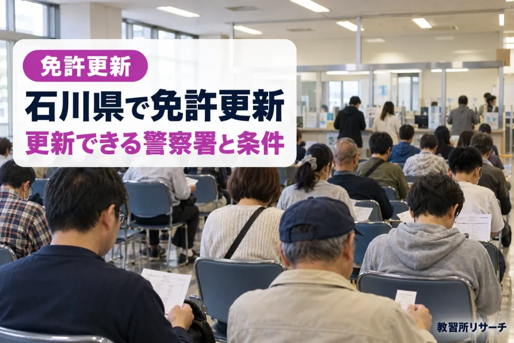 石川県で免許更新