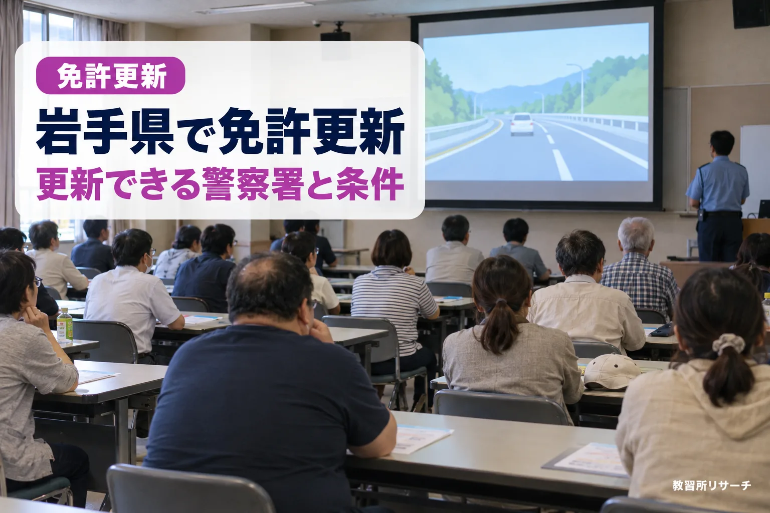 岩手県で免許更新