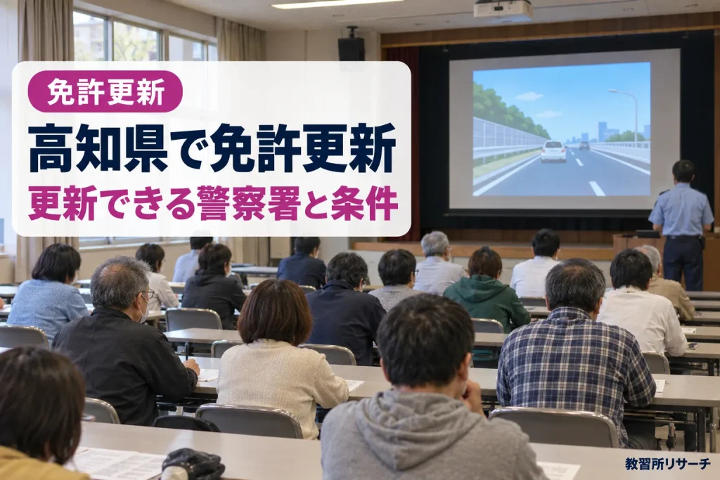 高知県で免許更新