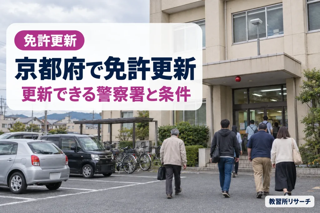 京都府で免許更新