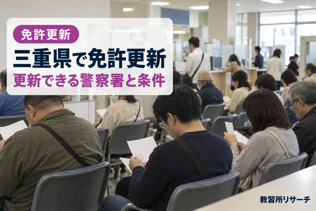 三重県で免許更新