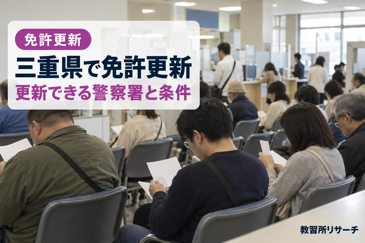 三重県で免許更新