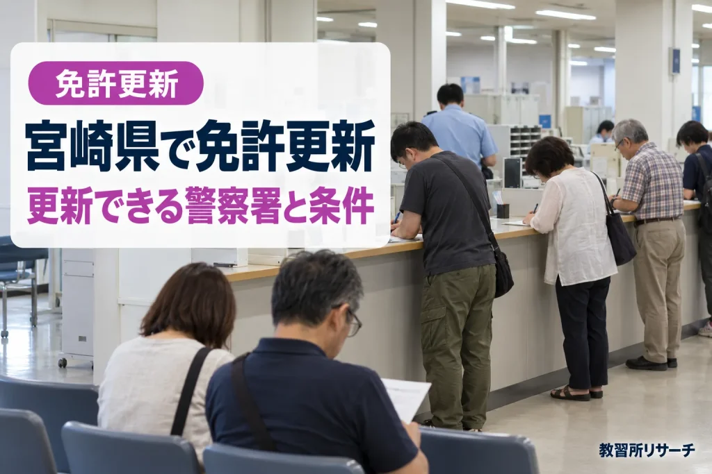宮崎県で免許更新