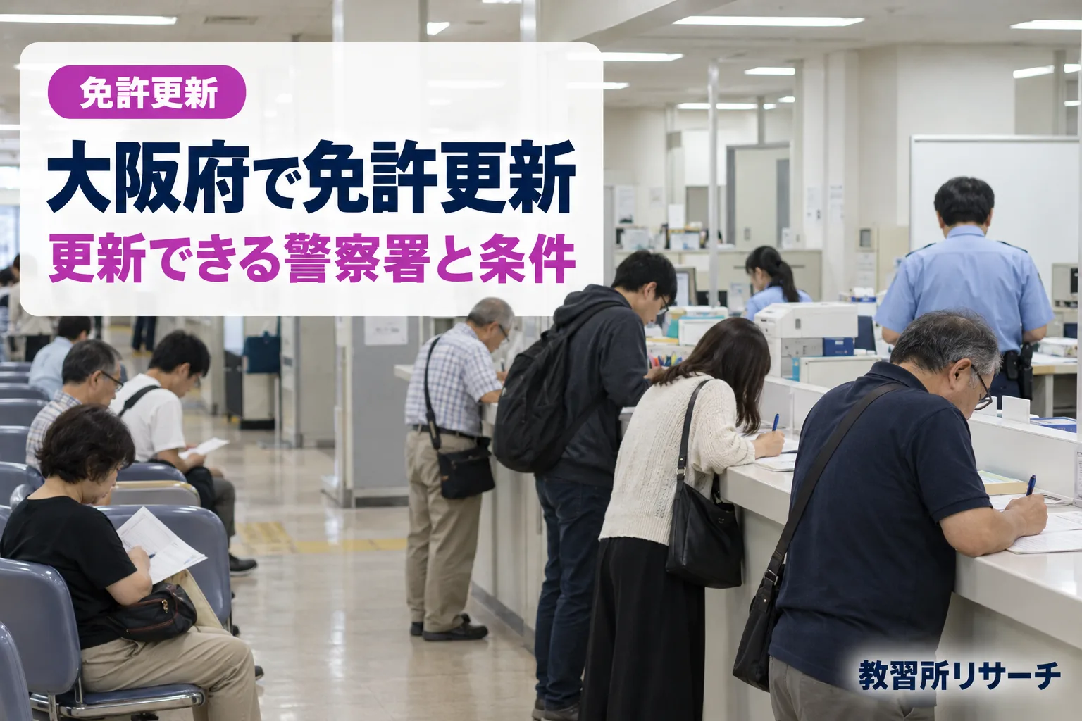 大阪府で免許更新