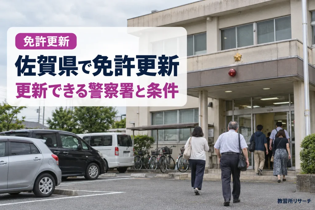 佐賀県で免許更新