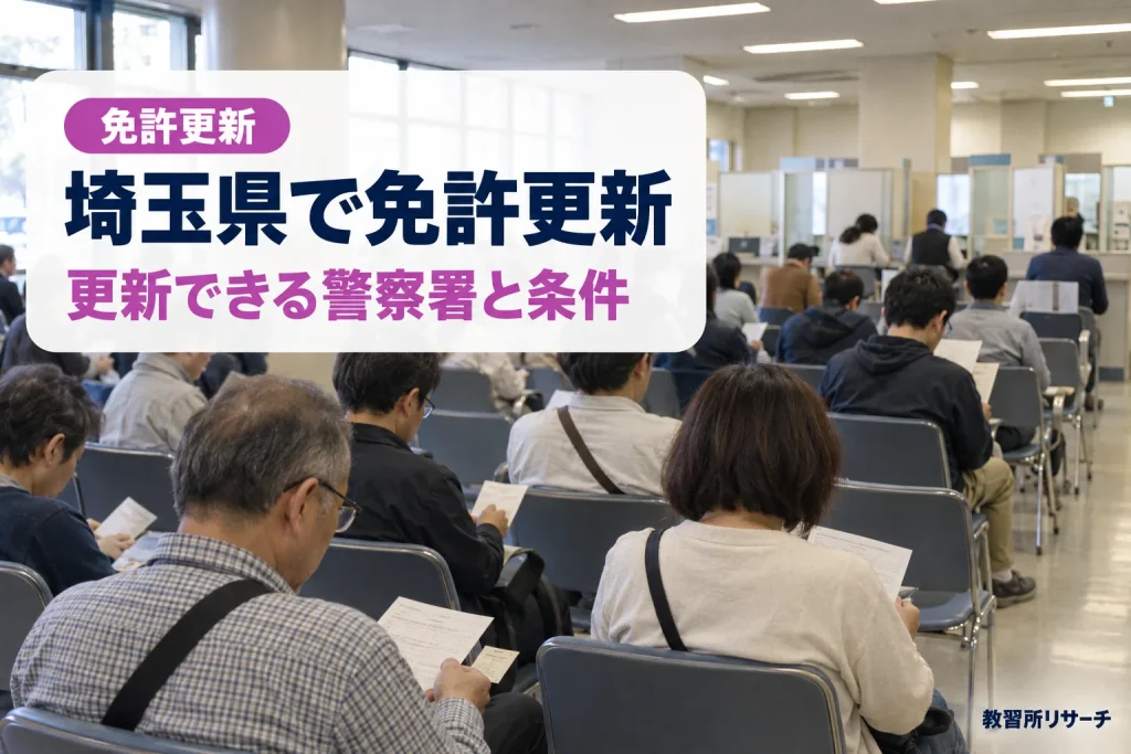 埼玉県で免許更新
