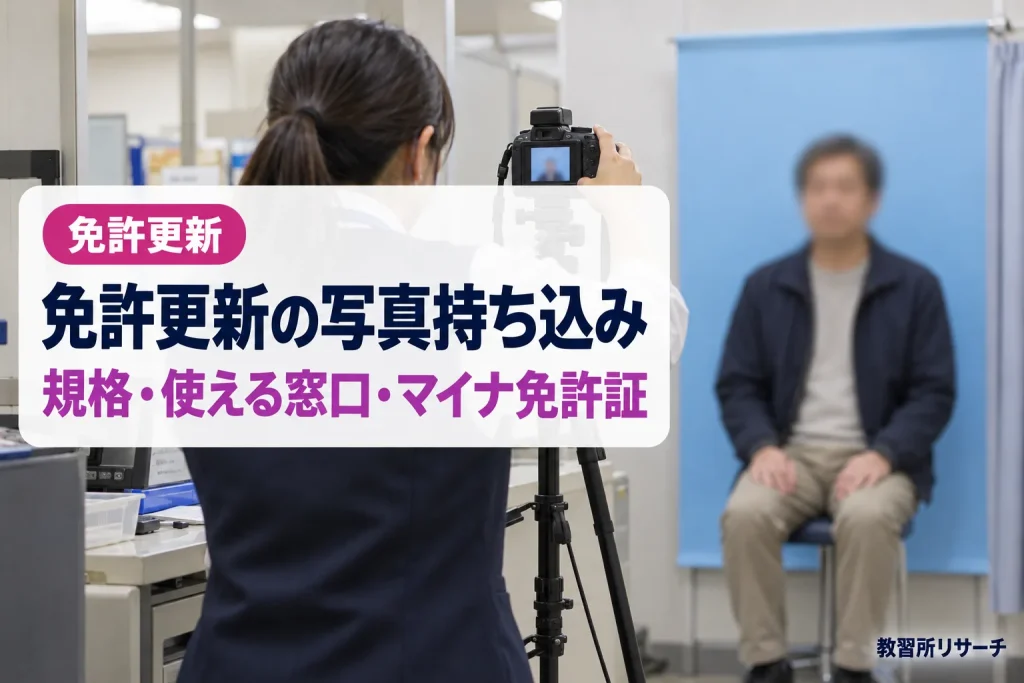 免許更新の写真持ち込み