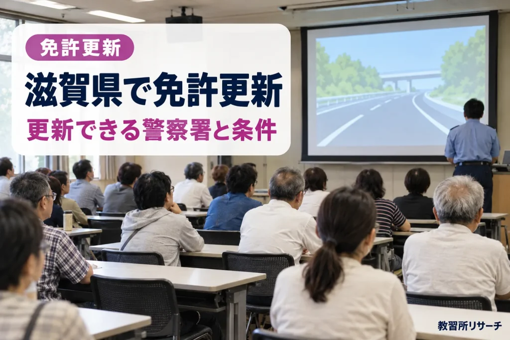 滋賀県で免許更新