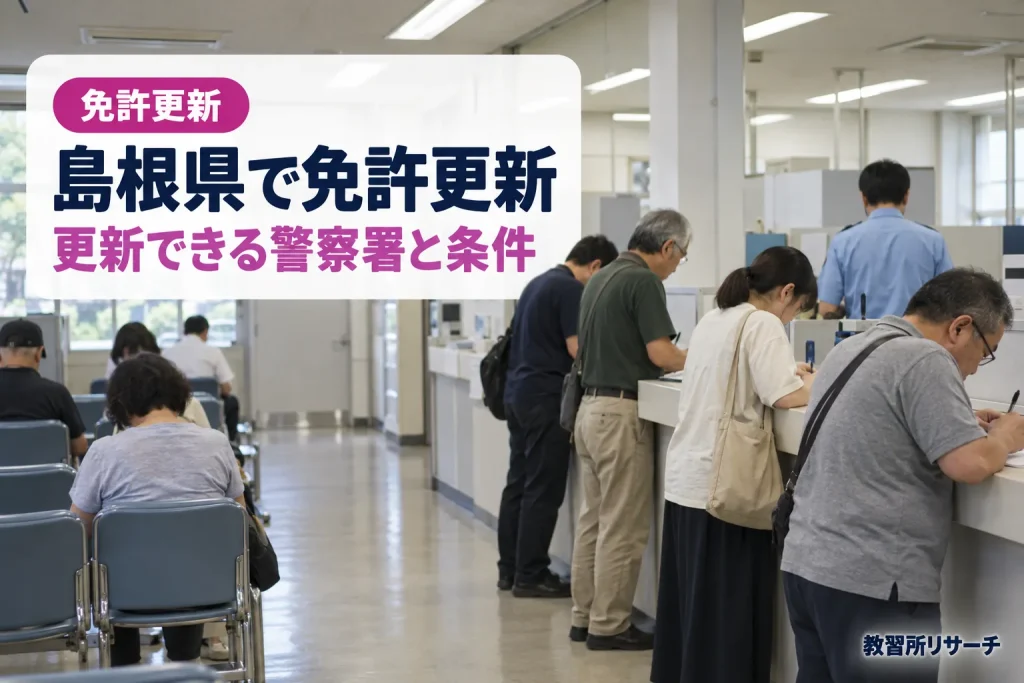 島根県で免許更新