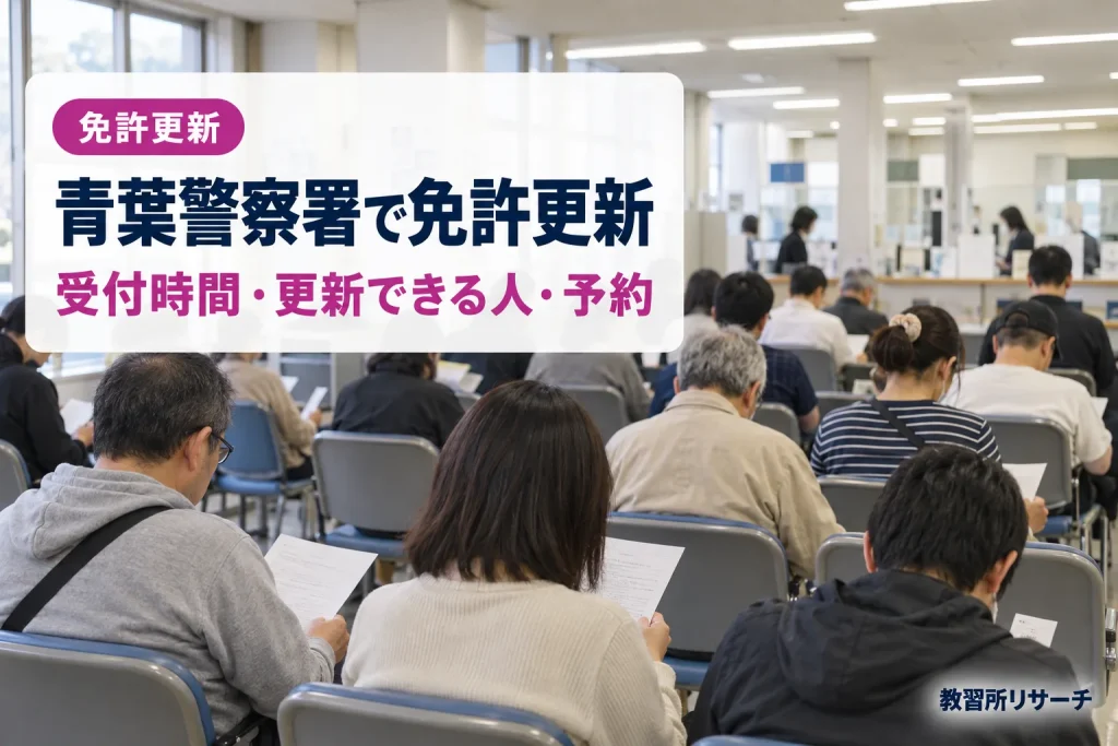 青葉警察署で免許更新