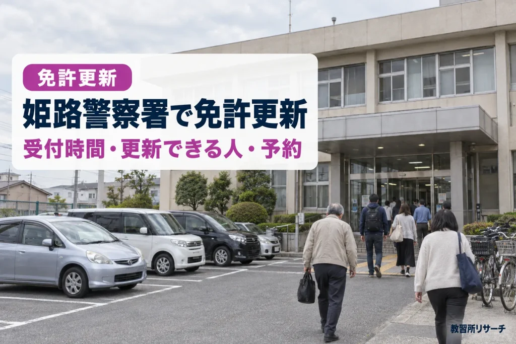 姫路警察署で免許更新