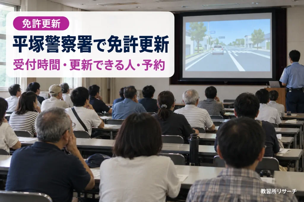 平塚警察署で免許更新