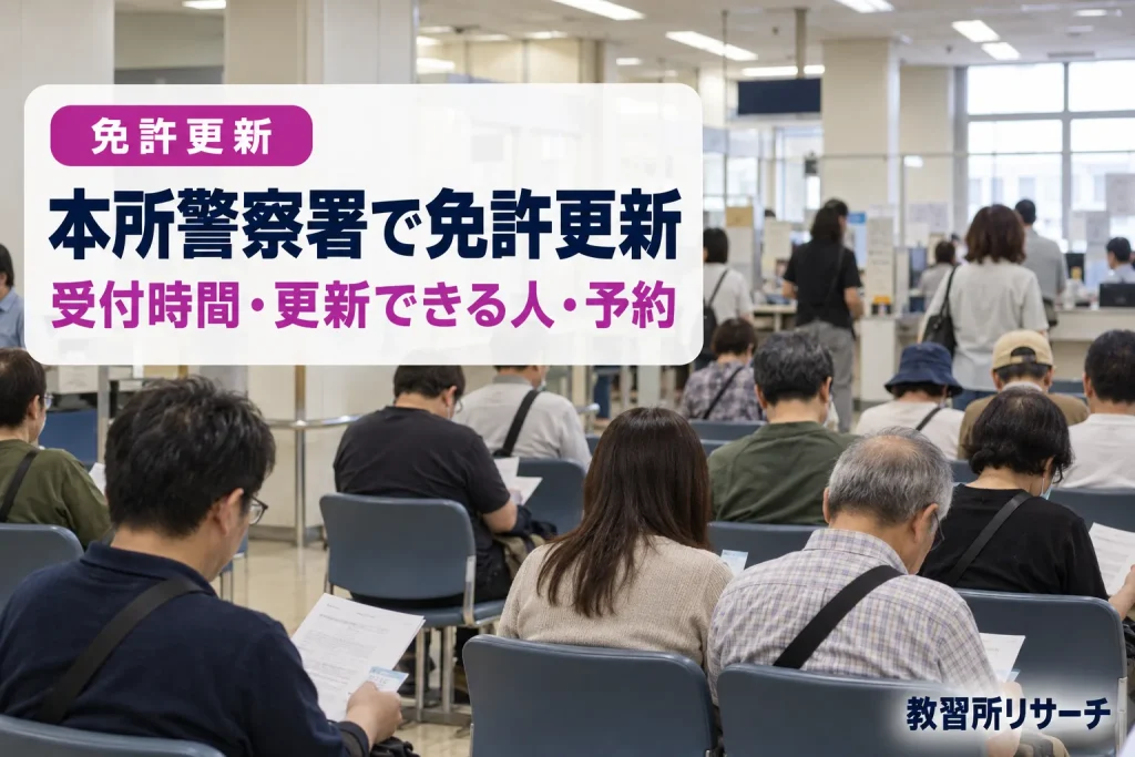 本所警察署で免許更新