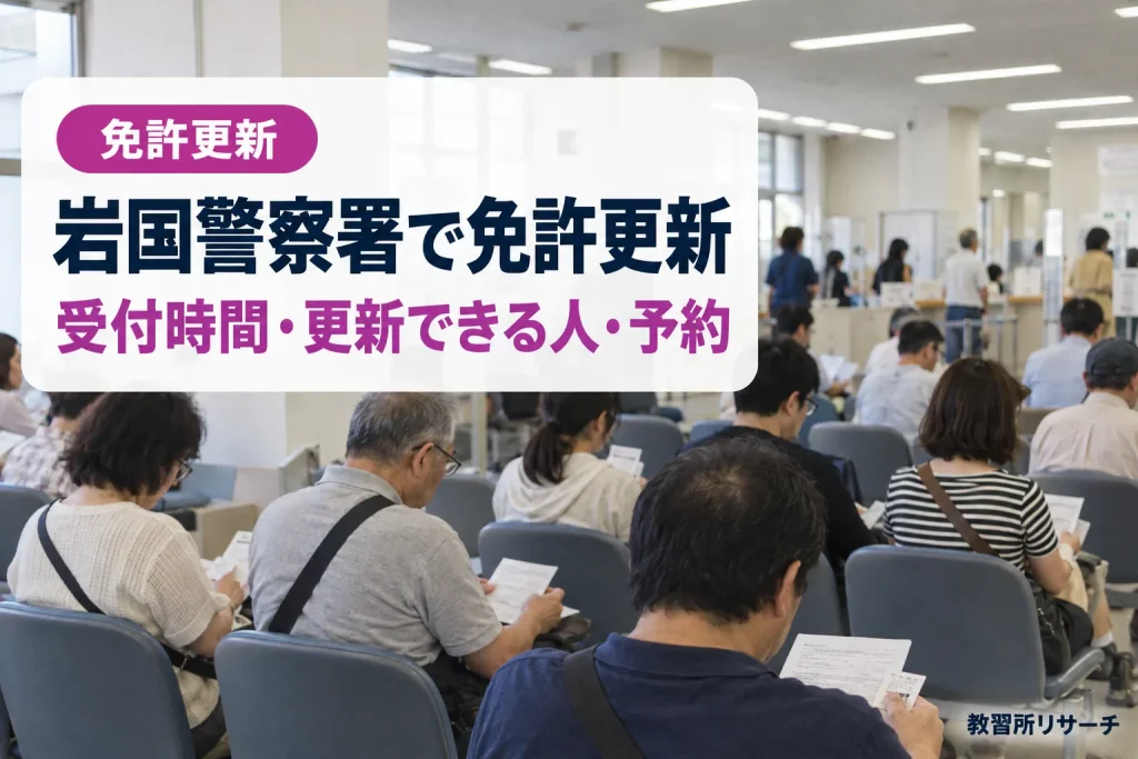 岩国警察署で免許更新