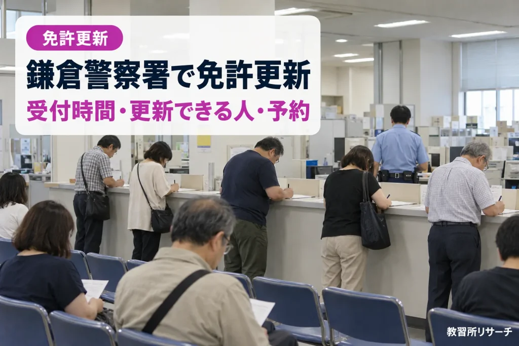鎌倉警察署で免許更新