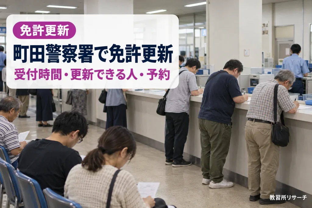 町田警察署で免許更新