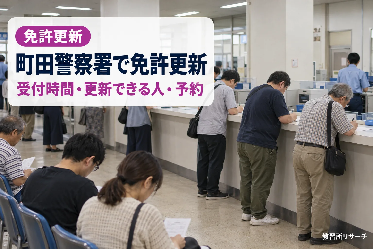 町田警察署で免許更新