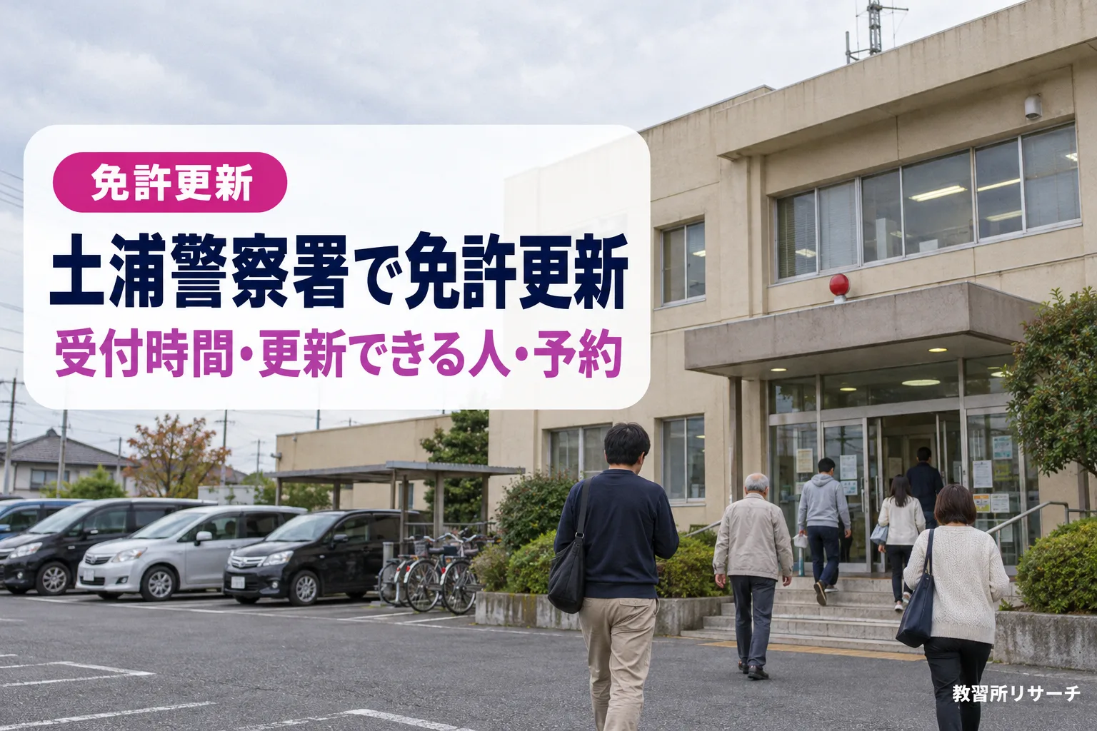 土浦警察署で免許更新