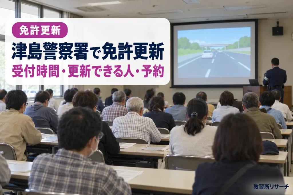 津島警察署で免許更新