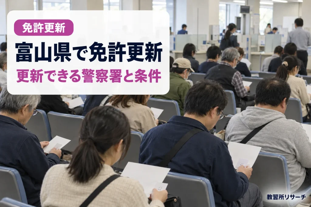 富山県で免許更新